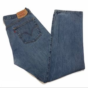 Levi’s 501 Straight Leg Button Fly Jeans 36x32